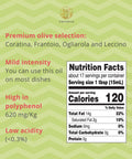 Basil infused olive oil nutrition facts